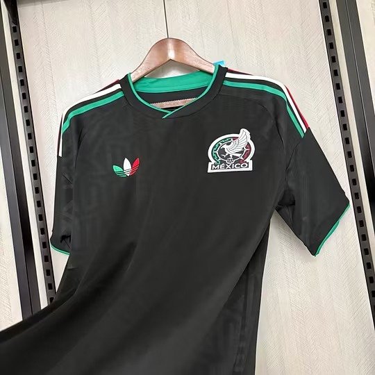 Camiseta Mexico World Cup 2026 Tercera Equipacion Negra - Version Aficionado