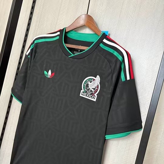 Camiseta Mexico World Cup 2026 Tercera Equipacion Negra - Version Aficionado