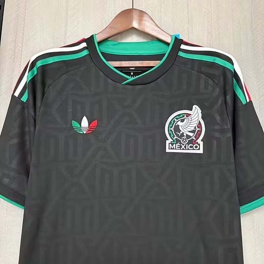 Camiseta Mexico World Cup 2026 Tercera Equipacion Negra - Version Aficionado